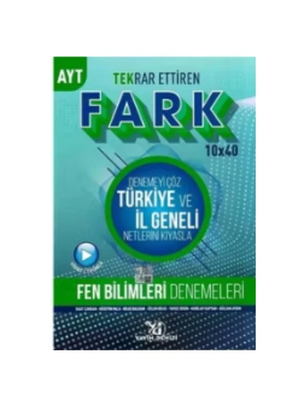 Yayın Denizi AYT Fen Bilimleri 10 x 40 Tekrar Ettiren Fark Denemeleri [Paperback] ürün görseli 1