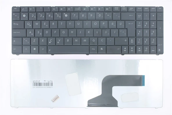 Asus K52J ile Uyumlu Notebook Klavye - Siyah - TR ürün görseli 1