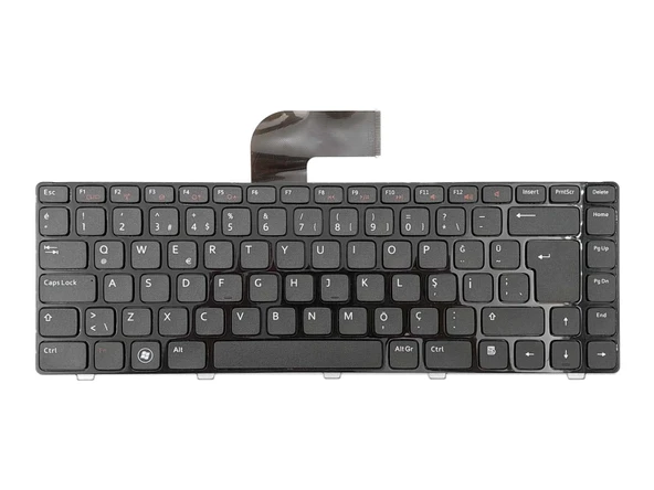 Dell Vostro 1450 ile Uyumlu Notebook Klavyesi - Siyah - TR ürün görseli 1
