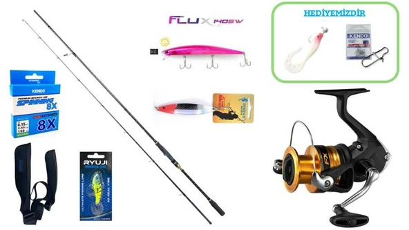 Ryuji Terminator 270 cm 4–35 gr & Shimano FX 3000 FC Spin Seti ürün görseli 1
