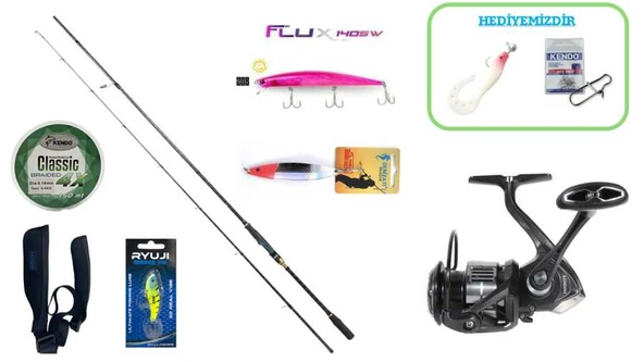 Ryuji Terminator 270 cm 4–35 gr & Ryuji Infinity 4000M Spin Seti ürün görseli 1