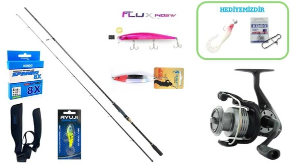 Ryuji Terminator 270 cm 4–35 gr & Okuma Revenger RV-40 Spin Seti ürün görseli 1