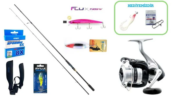 Ryuji Terminator 270 cm 4–35 gr & Daiwa Strikeforce 4000B Spin Seti ürün görseli 1