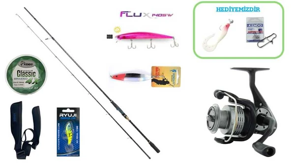 Ryuji Terminator 270 cm 4–35 gr & Okuma Revenger RV-40 Spin Seti ürün görseli 1