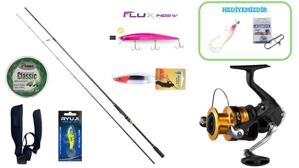 Ryuji Terminator 270 cm 4–35 gr & Shimano FX 4000 FC Spin Seti ürün görseli 1
