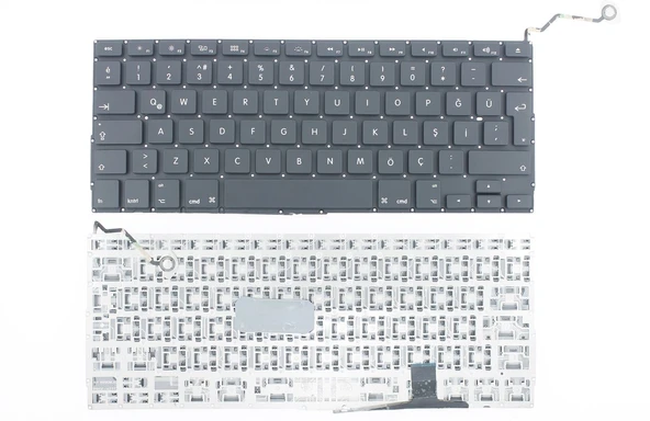 Apple MacBook Pro A1297 (2011) ile Uyumlu Notebook Klavye - Siyah - TR - Büyük Enter ürün görseli 1
