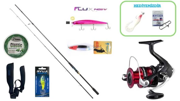 Ryuji Terminator 270 cm 4–35 gr & Shimano Sienna 4000 FG Spin Seti ürün görseli 1