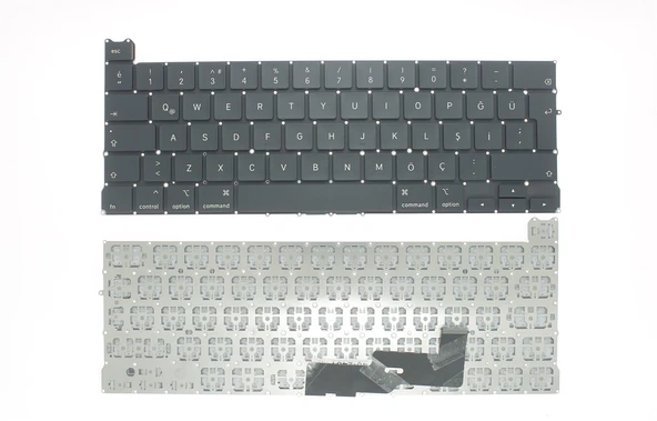 Apple MacBook Pro A2289 (2020) ile Uyumlu Notebook Klavye - Siyah - TR - Büyük Enter ürün görseli 1