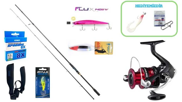 Ryuji Terminator 270 cm 4–35 gr & Shimano Sienna 4000 FG Spin Seti ürün görseli 1