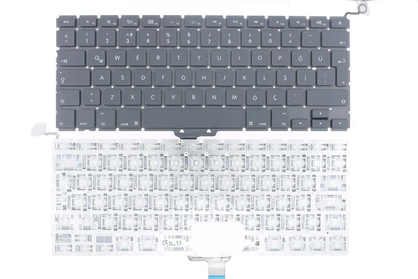 Apple Mac book Pro 13 inç A1278 ile Uyumlu Notebook Klavye - Siyah - TR - Büyük Enter ürün görseli 1