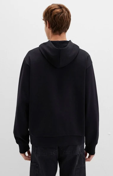 Mavi 0S10397 Baskılı Erkek Kapüşonlu Sweatshirt - Resim 5