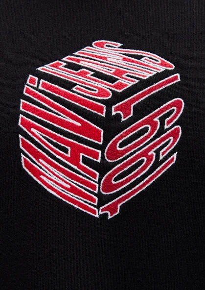 Mavi 0S10397 Baskılı Erkek Kapüşonlu Sweatshirt - Resim 7