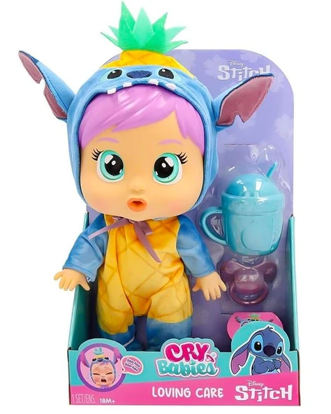 Cry Babies Loving Care Stitch Kostümlü Bebek CYB70000 ürün görseli 1