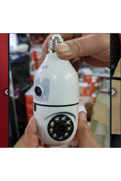 BLİC BLM-52 Wİ-Fİ PANORAMİK ÇİFT LENS AMPUL GİRİŞLİ CAMERA ürün görseli 1