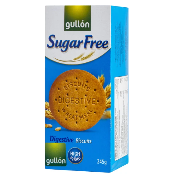 Gullon Şekersiz Digestive Tatlandırıcılı Bisküvi 245 G ürün görseli 1