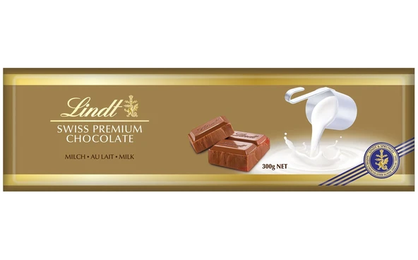 Lindt Swiss Premium Sütlü İsviçre Çikolatası 300 g ürün görseli 1