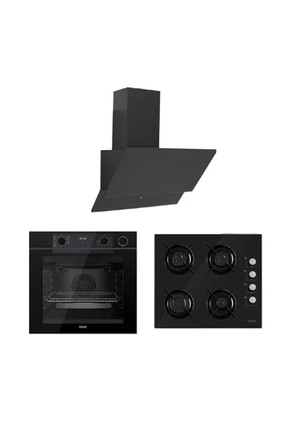 Ferre Fryart-Steam Serisi (QEP64CS 2140 SFMM 600) Ankastre Set ürün görseli 1