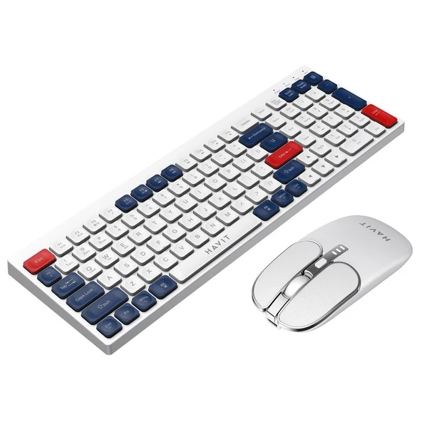 Havit KB830WB Sessiz Şarjlı Kablosuz Klavye Mouse Seti OUTLET ürün görseli 1