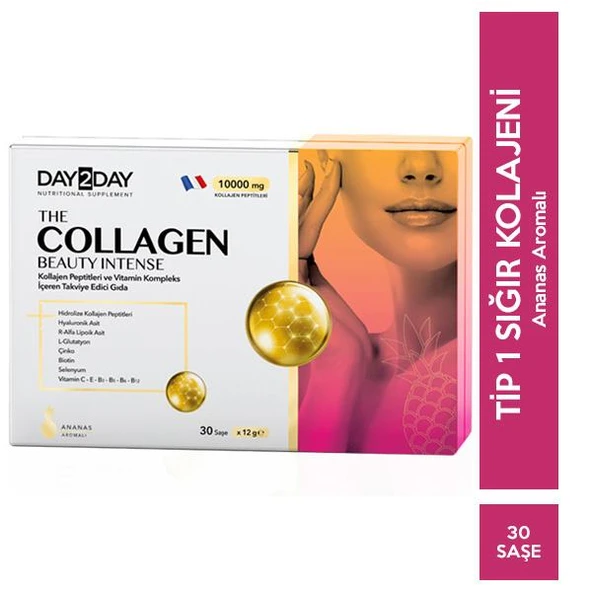 Day2Day The Collagen Beauty Intense Ananas Aromalı 30 Saşe ürün görseli 1