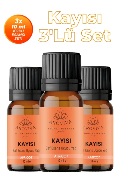 Kayısı 3'lü Oda Kokusu Seti - Sulu & Tatlı Meyve (3x10ml) ürün görseli 1