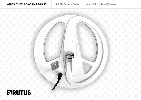 Rutus Atrex 29CM DD Beyaz Arama Başlığı (Sadece Başlık) ürün görseli 1