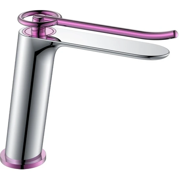 Fontana FA-5011P Krom & Mor Lavabo Bataryası ürün görseli 1