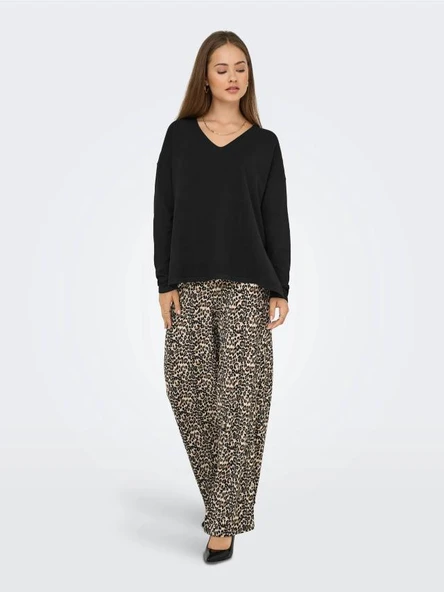 15340735 ONLAMALIO LIFE LS V-NECK KNT - Resim 2