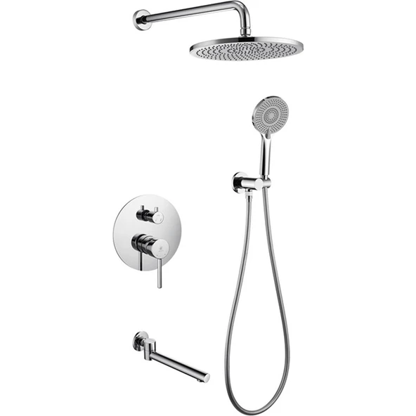 Fontana FJ-4151 Krom Ankastre Duş Seti ürün görseli 1