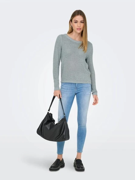 15113356 ONLGEENA XO L/S PULLOVER KNT NOOS - Resim 6
