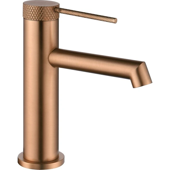 Fontana FJ-1013F Fırçalanmış Rose Lavabo Bataryası ürün görseli 1