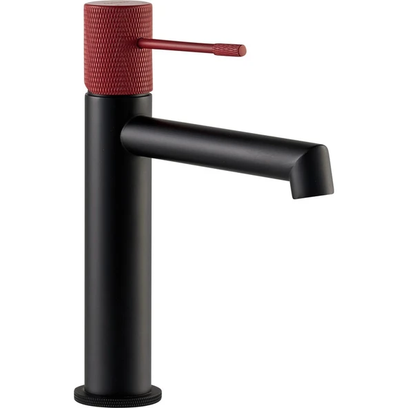 Fontana FM-2118 Siyah & Kırmızı Lavabo Bataryası ürün görseli 1