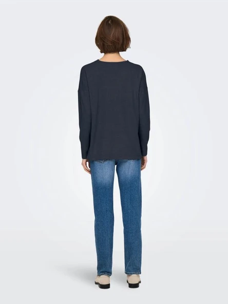 15340735 ONLAMALIO LIFE LS V-NECK KNT - Resim 7
