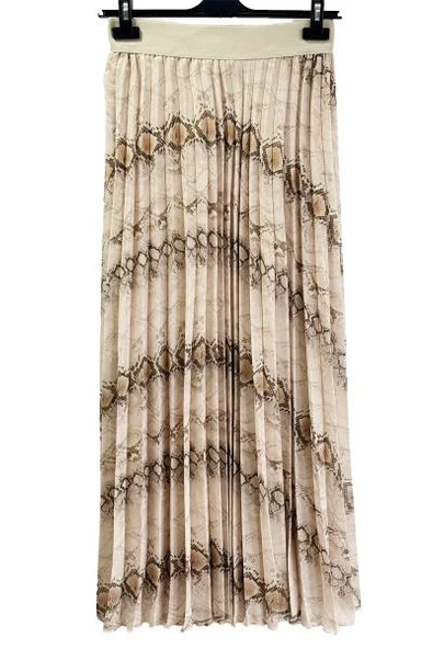 5465 SENTEZ DESENLİ PLİSE ŞİFON YILAN DESENLİ ETEK ürün görseli 1