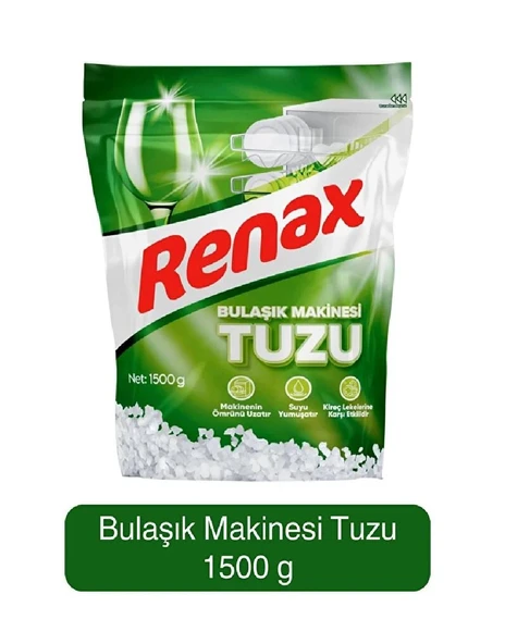 Renax bulaşık makinası tuzu 1500 gr. ürün görseli 1