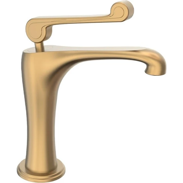 Fontana FA-6012 Fırçalanmış Altın Lavabo Bataryası ürün görseli 1