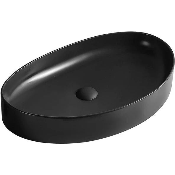 Lena EY-4714MS Tezgah Üstü Lavabo Mat Siyah ürün görseli 1