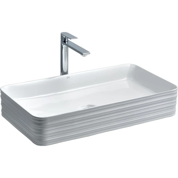 Lena E-2106 Tezgah Üstü Porselen Lavabo ürün görseli 1