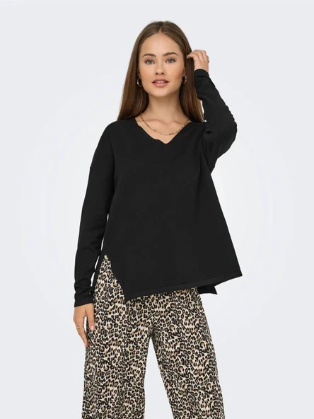 15340735 ONLAMALIO LIFE LS V-NECK KNT - Resim 12