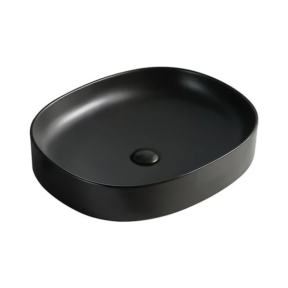 Lena Tezgahüstü Lavabo (Mat Siyah) EY-4712MS ürün görseli 1