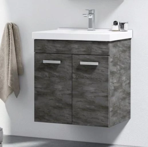 Orka Enez 65 cm İrony Banyo Dolabı Alt Modül ve Lavabo ürün görseli 1