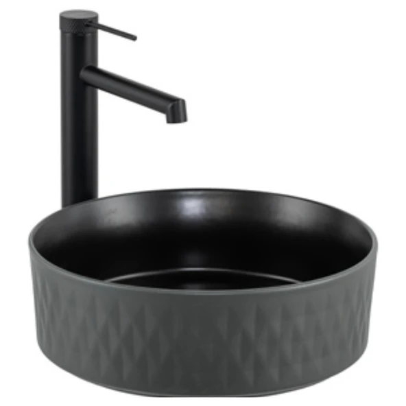 Lena Tezgah Üstü Lavabo E-W5001GS ürün görseli 1
