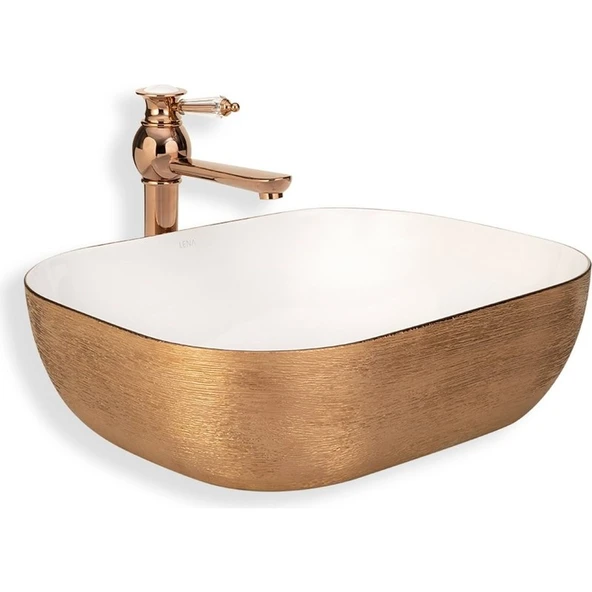 Lena Tezgah Üstü Çanak Lavabo E-5003R ürün görseli 1
