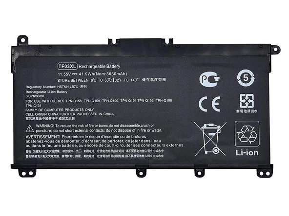Hp Pavilion 15-cc500 Notebook Bataryası Pili - Resim 2