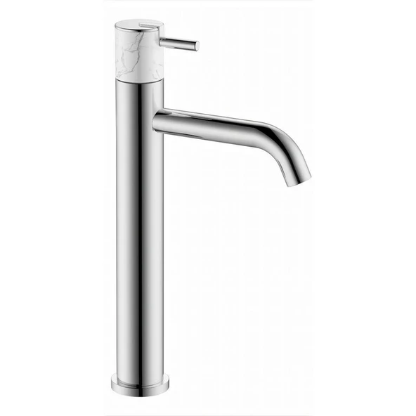 Fontana Yüksek Lavabo Bataryası (Krom Mermer) FA-4021M ürün görseli 1