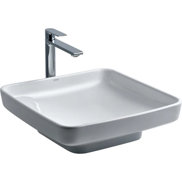 Lena E-4416 Tezgah Üstü Porselen Lavabo ürün görseli 1