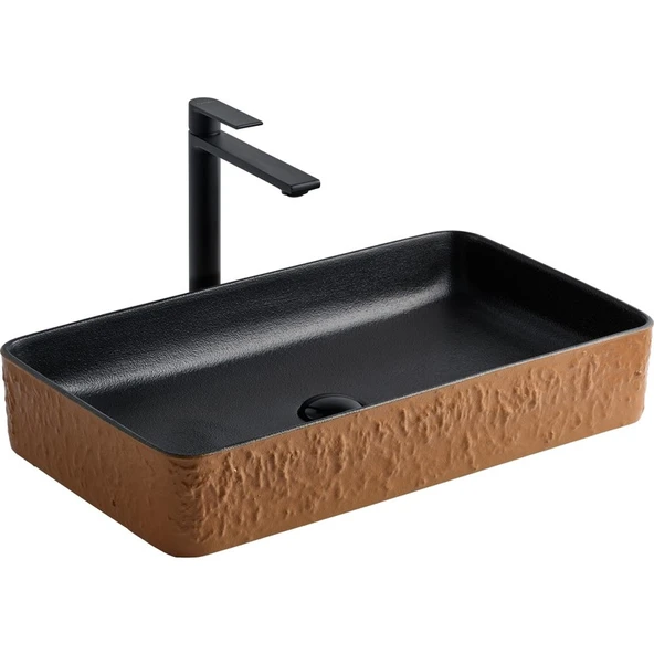 Lena E-4061P Tezgah Üstü Porselen Lavabo ürün görseli 1