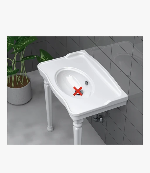 İz Yapı Iz Yapı Lavabo Su Taşma Yüzüğü - Resim 3