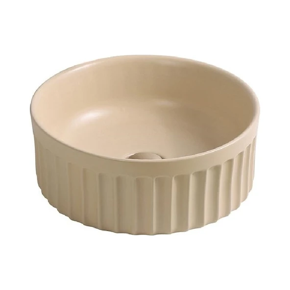 Lena Tezgahüstü Lavabo EY-4715MK (Bej) ürün görseli 1