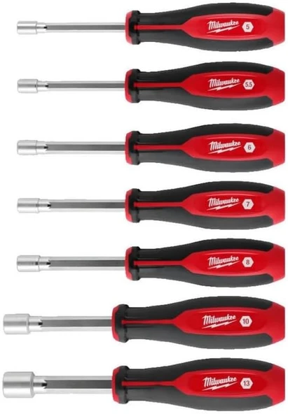 Milwaukee Hollowcore Manyetik Lokma Tornavida Set - 7 Parça 4932492372 ürün görseli 1