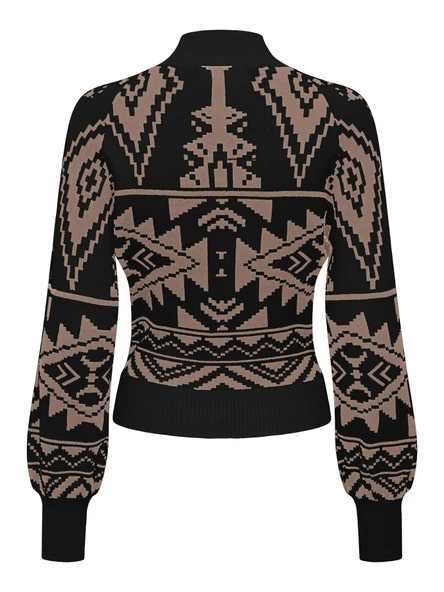 15324430 ONLFRIDA LIFE LS HIGHNECK CC KNT - Resim 5